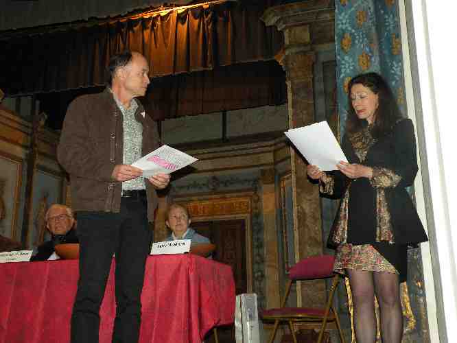 Yannick Ndlec et Laure Mandraud interprtent un extrait des Matres Sonneurs de George Sand.