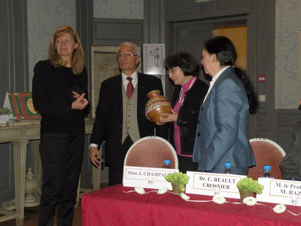 Jeanne Champagne, Alain Bilot, Isabelle Papieau et Catherine Rault-Crosnier.