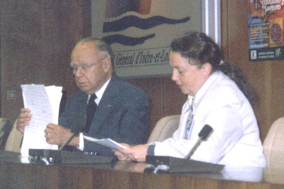 mile ARON et Catherine RAULT-CROSNIER, le 9 octobre 1998