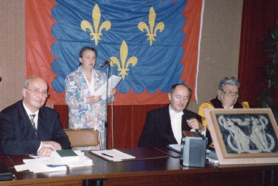  gauche : Rgis MIANNAY et Catherine RAULT-CROSNIER, le 12 septembre 1998