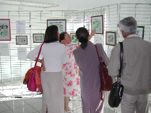 Photo n 8 de l'exposition d'aquarelles de Catherine REAULT-CROSNIER intitule LE PARFUM DES LES BORROMES, prsente le dimanche 16 octobre 2005,  Descartes.