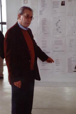 Jean-Claude STAROSTA au Mur de posie de Tours 2001.