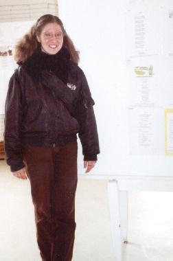 Ethel KIRSZBAUM au Mur de posie de Tours 2001.