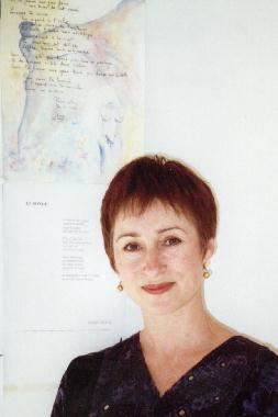 Dany LEBRUN au Mur de posie de Tours 2001.