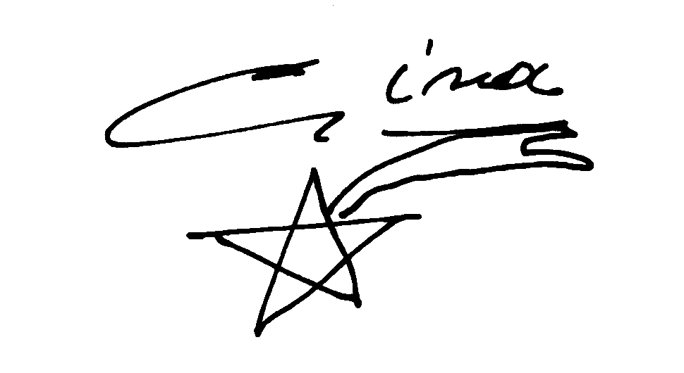Signature de Gina Nol.
