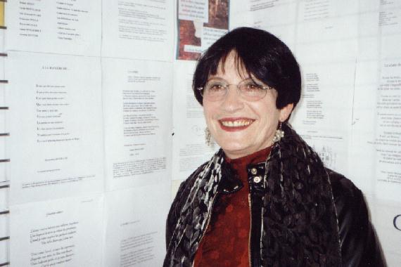Catherine BANKHEAD au"Mur de posie de Tours" 2002.