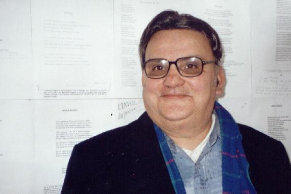 Christian D'ARCO au "Mur de posie de Tours" 2002.