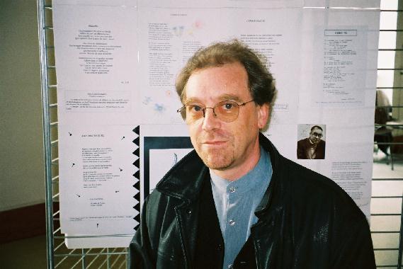 Jean-Louis LEMATRE au "Mur de posie de Tours" 2002.