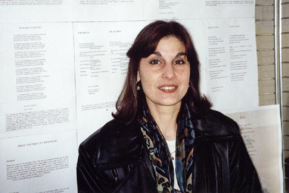 Lilia PANOVA au "Mur de posie de Tours" 2002.