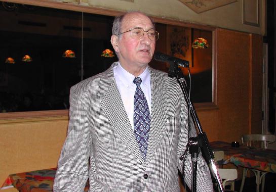 Georges FRANOIS au "Banquet de la posie", le 16 mars 2003,  Tours.