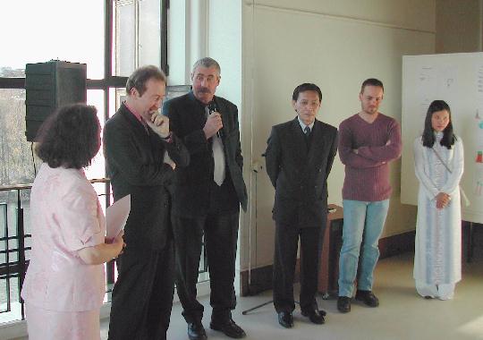 Inauguration du "Mur de posie de Tours" 2003 - Rponse de Monsieur Marc POMMEREAU, prsident du Conseil gnral d'Indre-et-Loire.