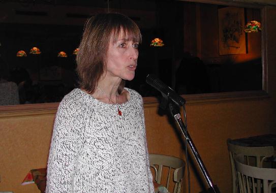 Marie Christine ROUJON-DHRON au Banquet de la posie de Tours, le 16 mars 2003.