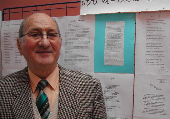 Georges FRANOIS au Mur de posie de Tours 2004.