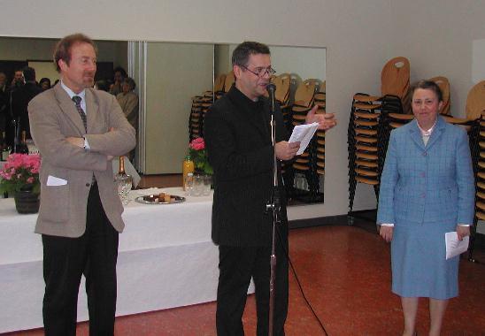 Inauguration du "Mur de posie de Tours" 2004 - Rponse de Monsieur Jean-Pierre TOLOCHARD.