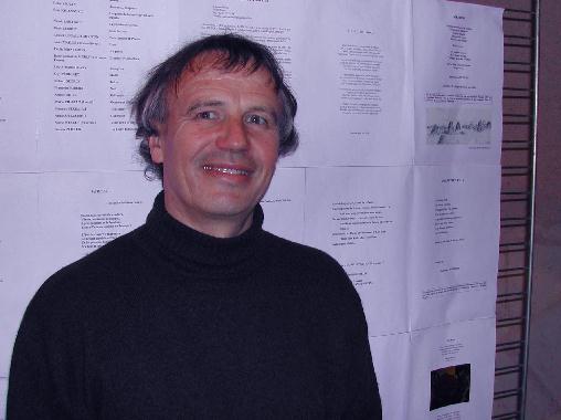 Jol CORMIER au Mur de posie de Tours 2005.