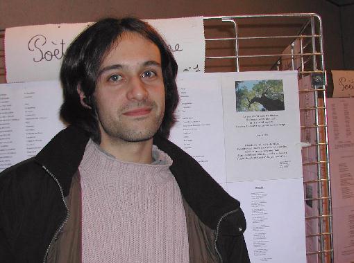 Antonin BABILLOT au Mur de posie de Tours 2005.