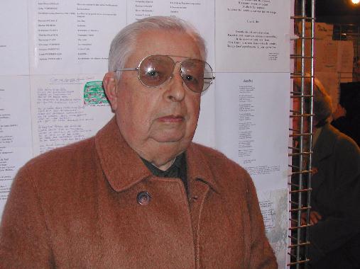 Jean BAZOLA au Mur de posie de Tours 2005.