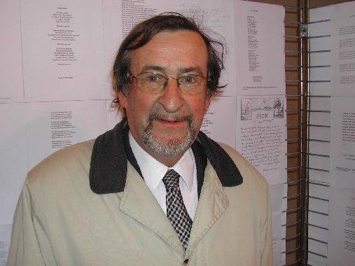 Eugne GALLAND au Mur de posie de Tours 2005.