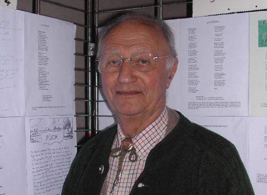 Luc GAMBIN au Mur de posie de Tours 2005.