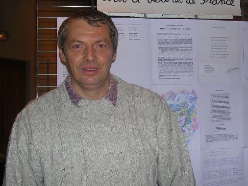 Philippe FARION au Mur de posie de Tours 2006.