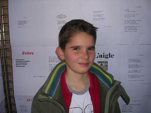 Pierre-Baptiste J. au Mur de posie de Tours 2006.