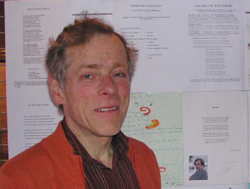 ric JOUANNEAU au Mur de posie de Tours 2006.