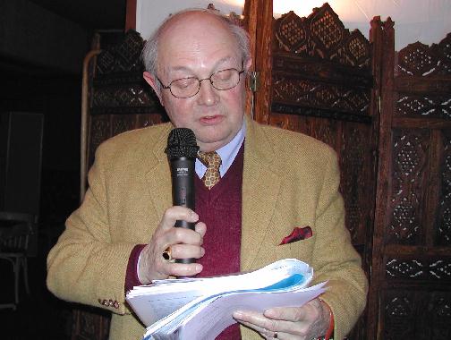 Guy LECLERC au Banquet de la posie, le 12 mars 2006,  la Brasserie de lUnivers,  Tours.