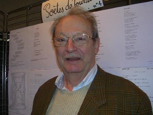 Jacques VENARA au Mur de posie de Tours 2006.