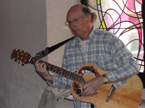 Richard OULLI lors du spectacle du 1er mars 2006, au Mur de posie de Tours.