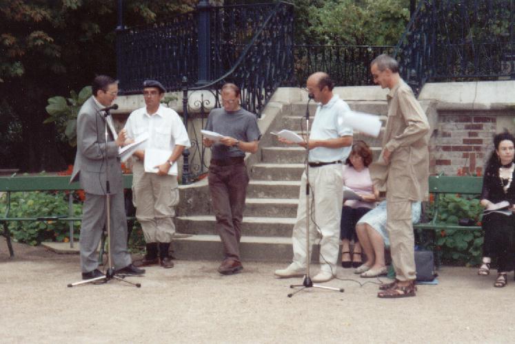 Pendant la lecture de la rencontre sur Georges COURTELINE, le 18 aot 2000