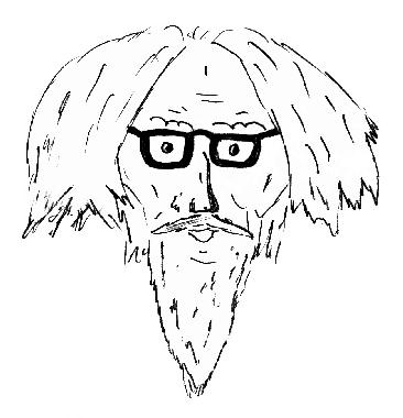 Portrait d'Eugne BIZEAU, dessin par Jol CORMIER.